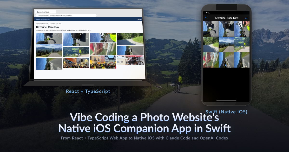 Vibe Coding a Photo Website's Native iOS Companion App in Swift | Peter ...
