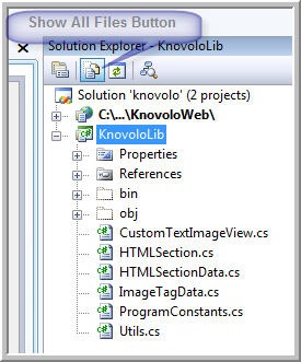 Showing and Hiding Hidden Files in Visual Studio 2008 - Peter Kellner
